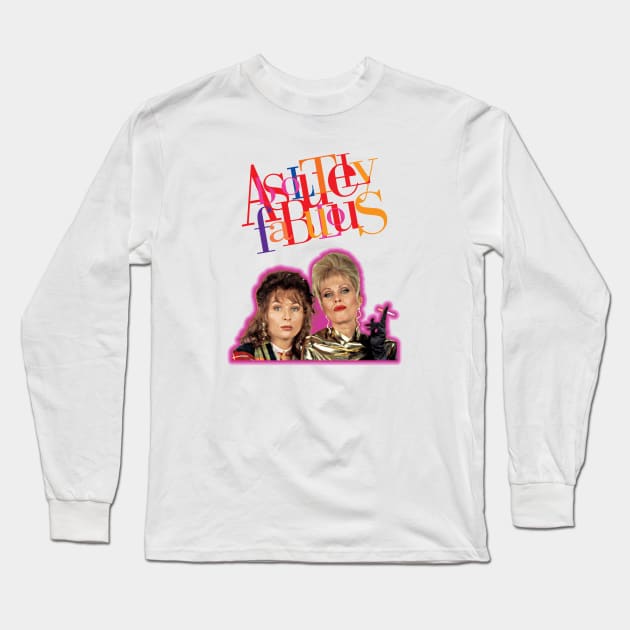 Absolutely Fabulous Pattie and Edina Long Sleeve T-Shirt by chaxue